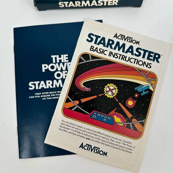 Starmaster Atari 2600 CIB Activision Box Manual Catalog Booklet 1982 COMPLETE - Picture 4 of 12
